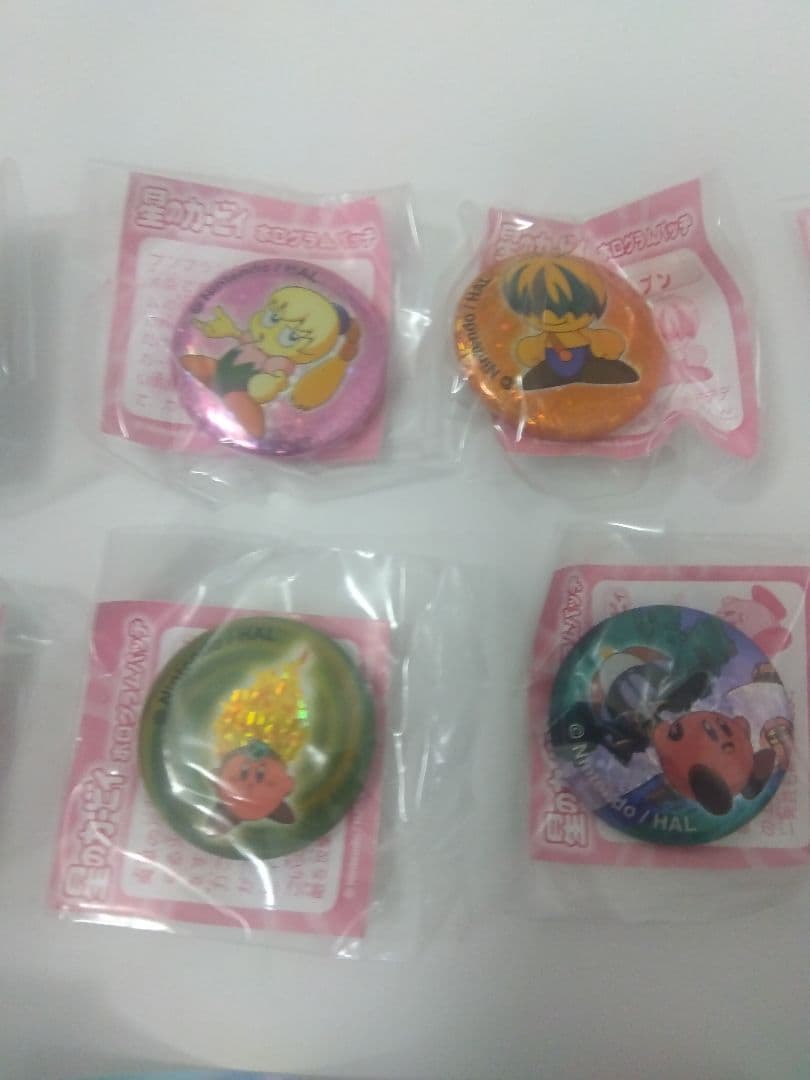 当時物　星のカービィ ホログラムバッヂ　全10種　コンプセット　未開封　アニメ版