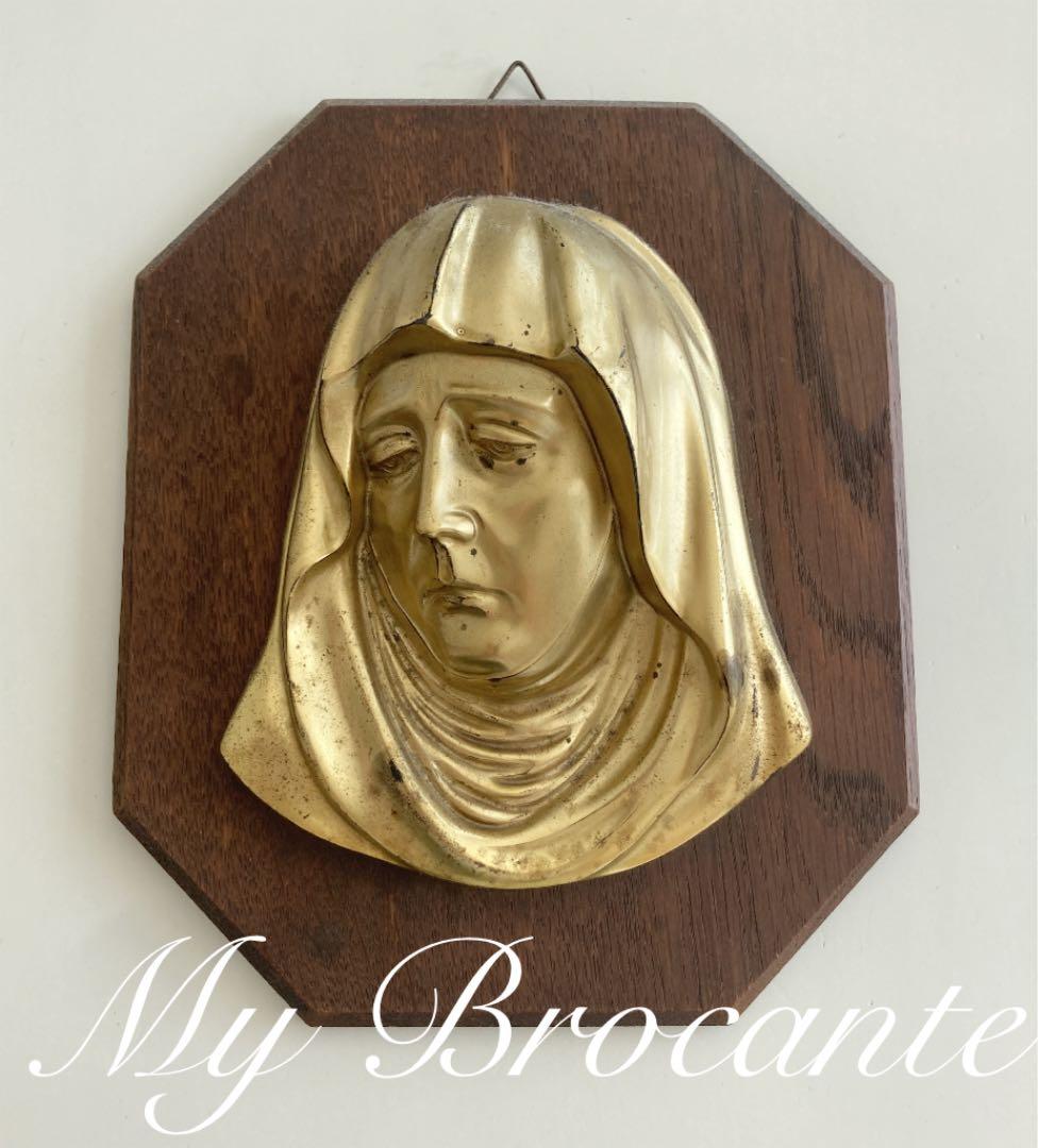 アンティーク雑貨 Religious wall decorations wood and iron