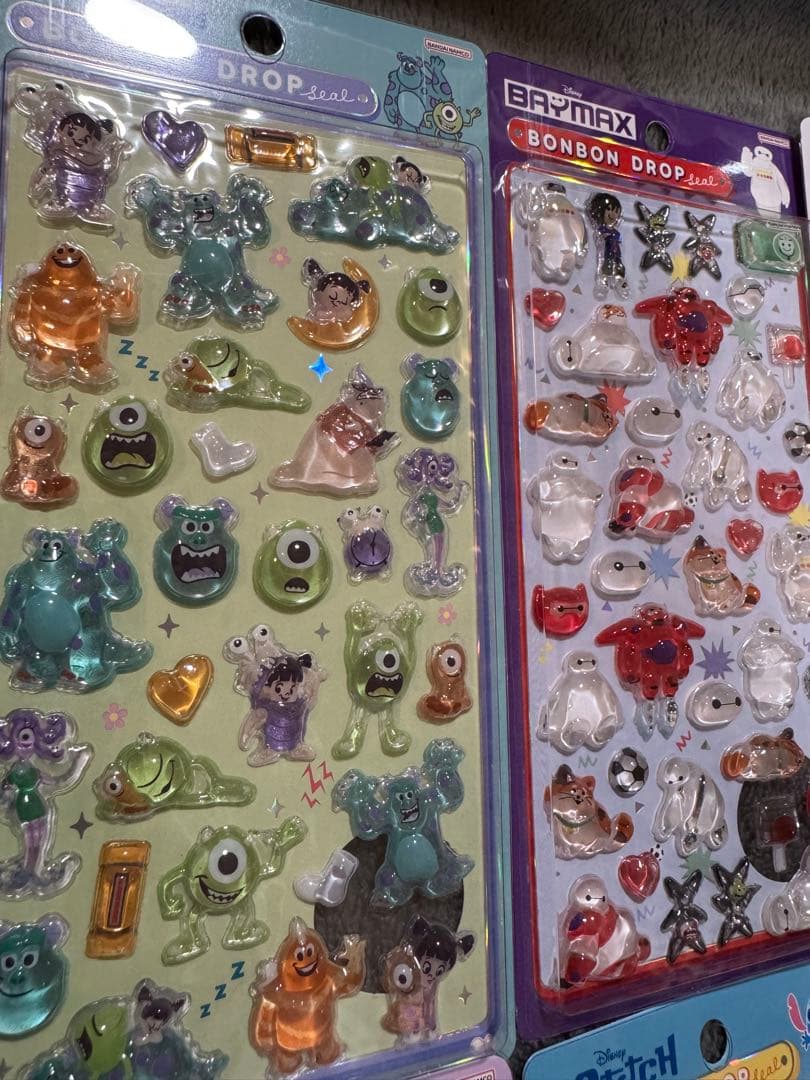 【確実正規品！！！】ディズニーボンボンドロップ シール 8セット
