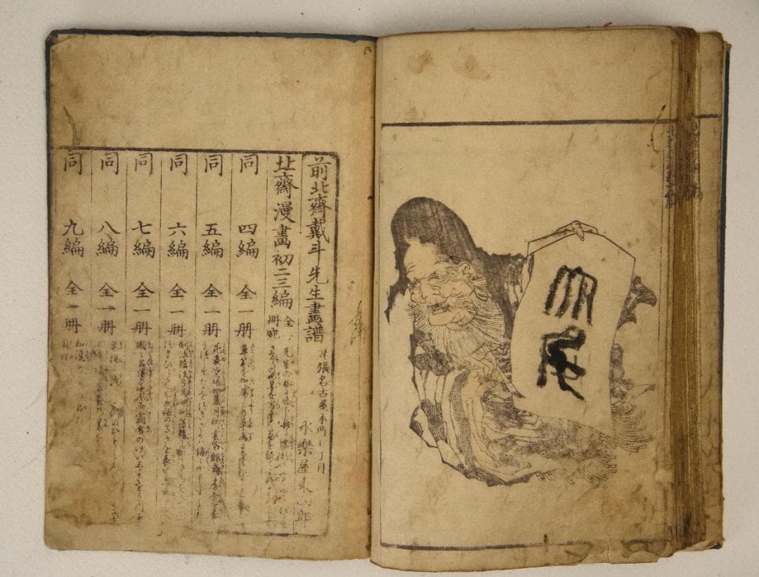 北斎漫画十編　1820年前後