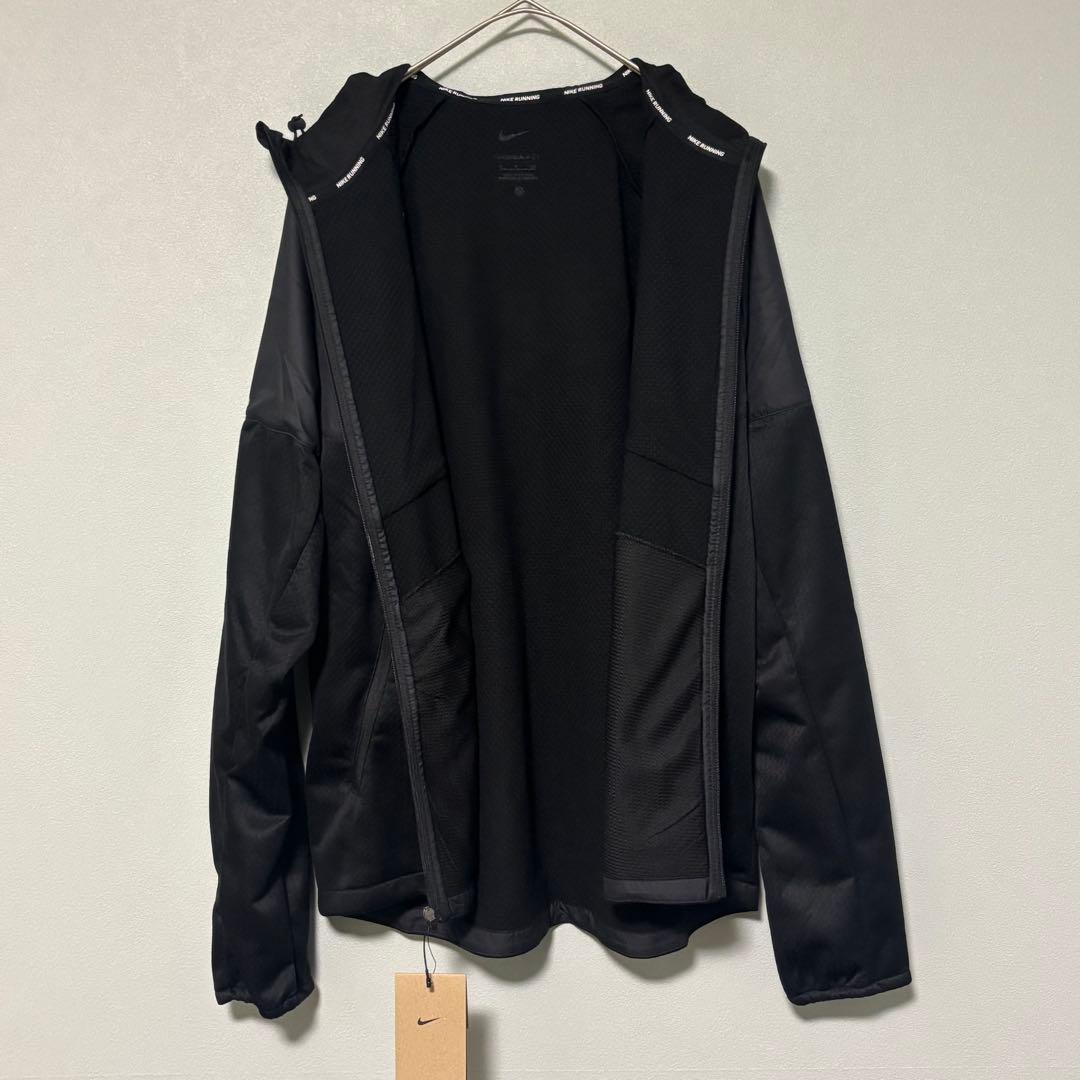 L 新品 ナイキ ランニングジャケット スフィア 防寒 サーマ ウィンドブレーカ