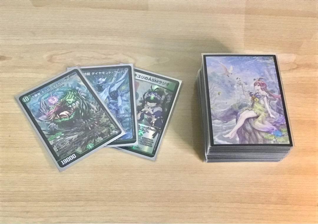 デュエマ 本格構築 【スノーフェアリー型オービーメイカー】 デッキ＆二重スリーブ