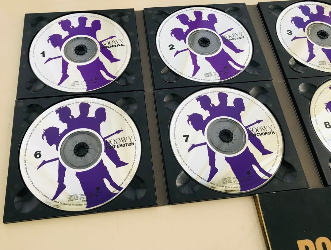 BOØWY COMPLETE CDボックスセット　10万枚限定盤　入手困難！