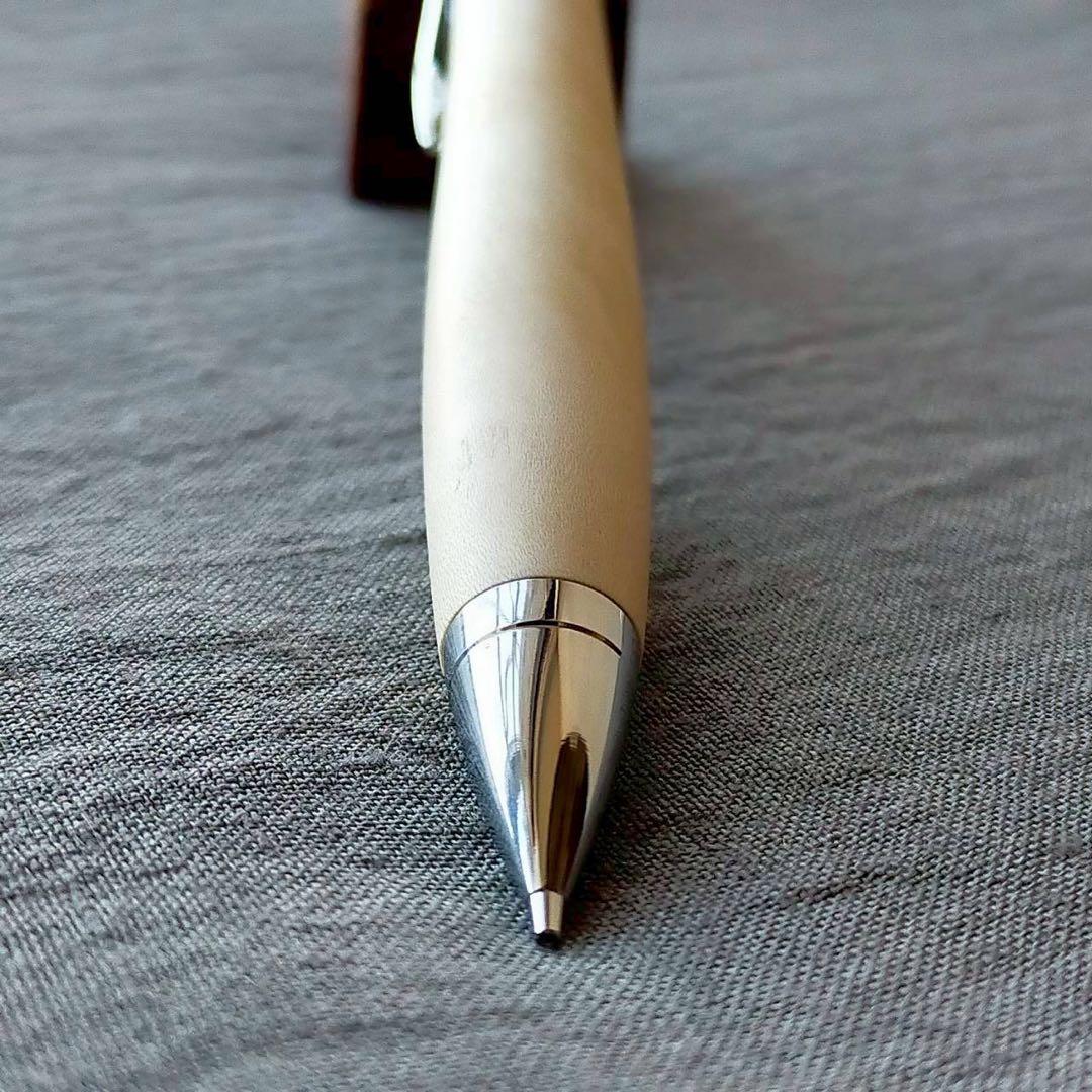 ホリー　世界一白い木　ハンドメイド　木軸シャープペン　0.5mm　天然木