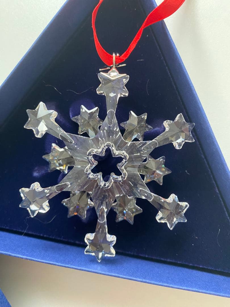 激レア 希少 Swarovski クリスマスオーナメント 2004 テディーベア