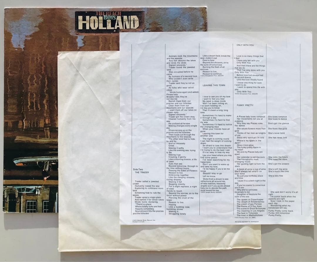 The Beach Boys/Holland EP付き　入手困難