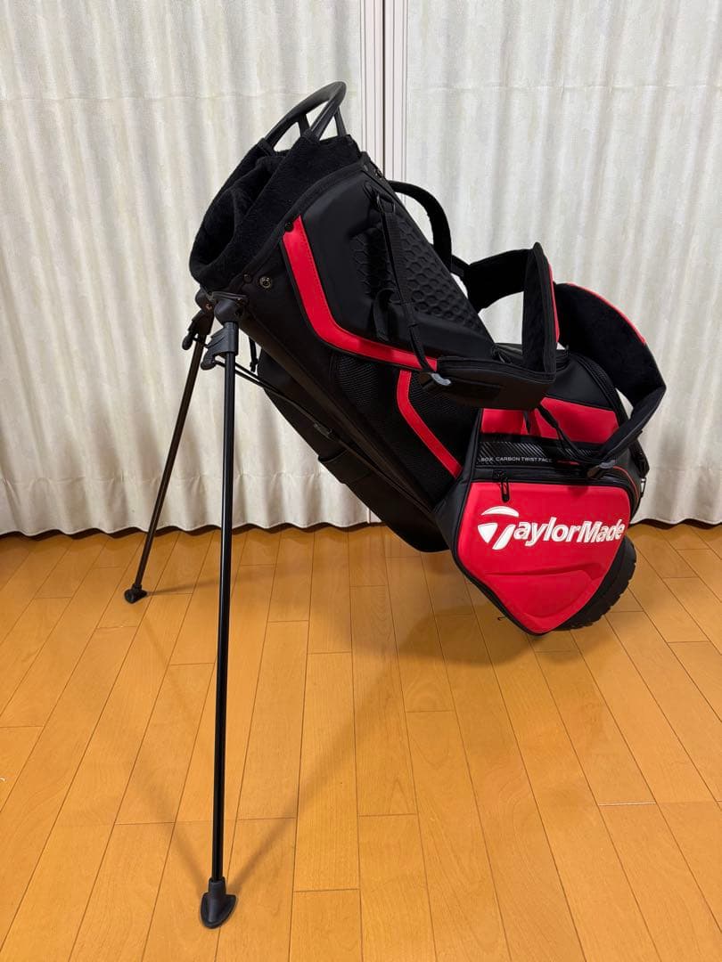 テーラーメイド　ステルス　スタンドバッグ 赤黒