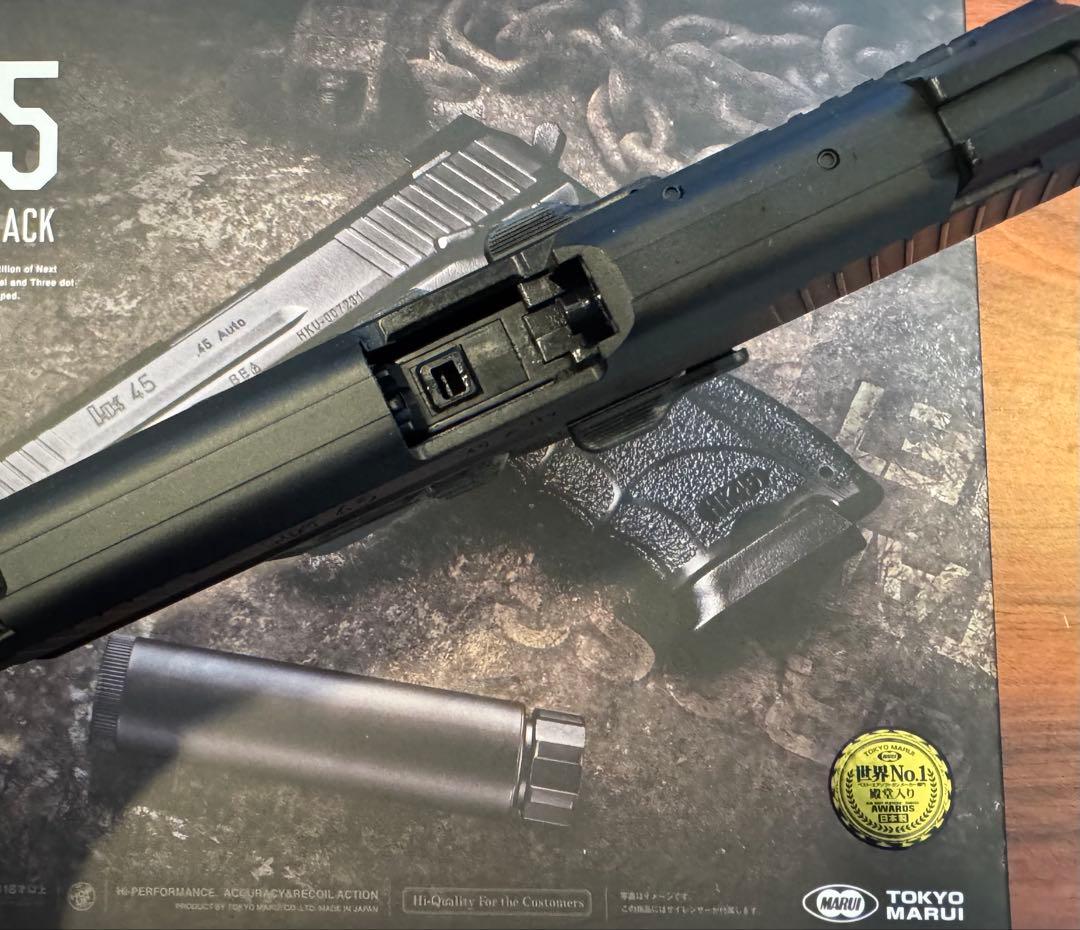 東京マルイ ガスブローバック HK45 タクティカル Tactical ブラック