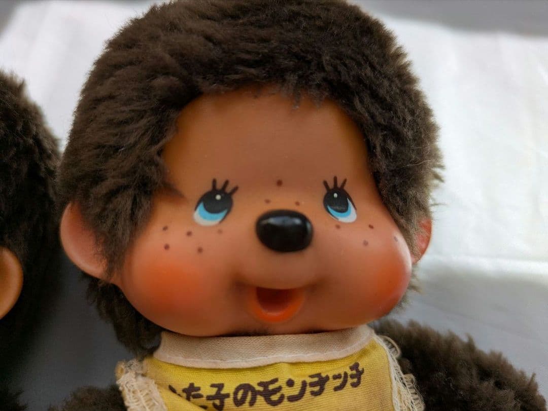 昭和レトロ 初代 ふた子のモンチッチ 当時物 1970年代 セキグチ ブルーアイ