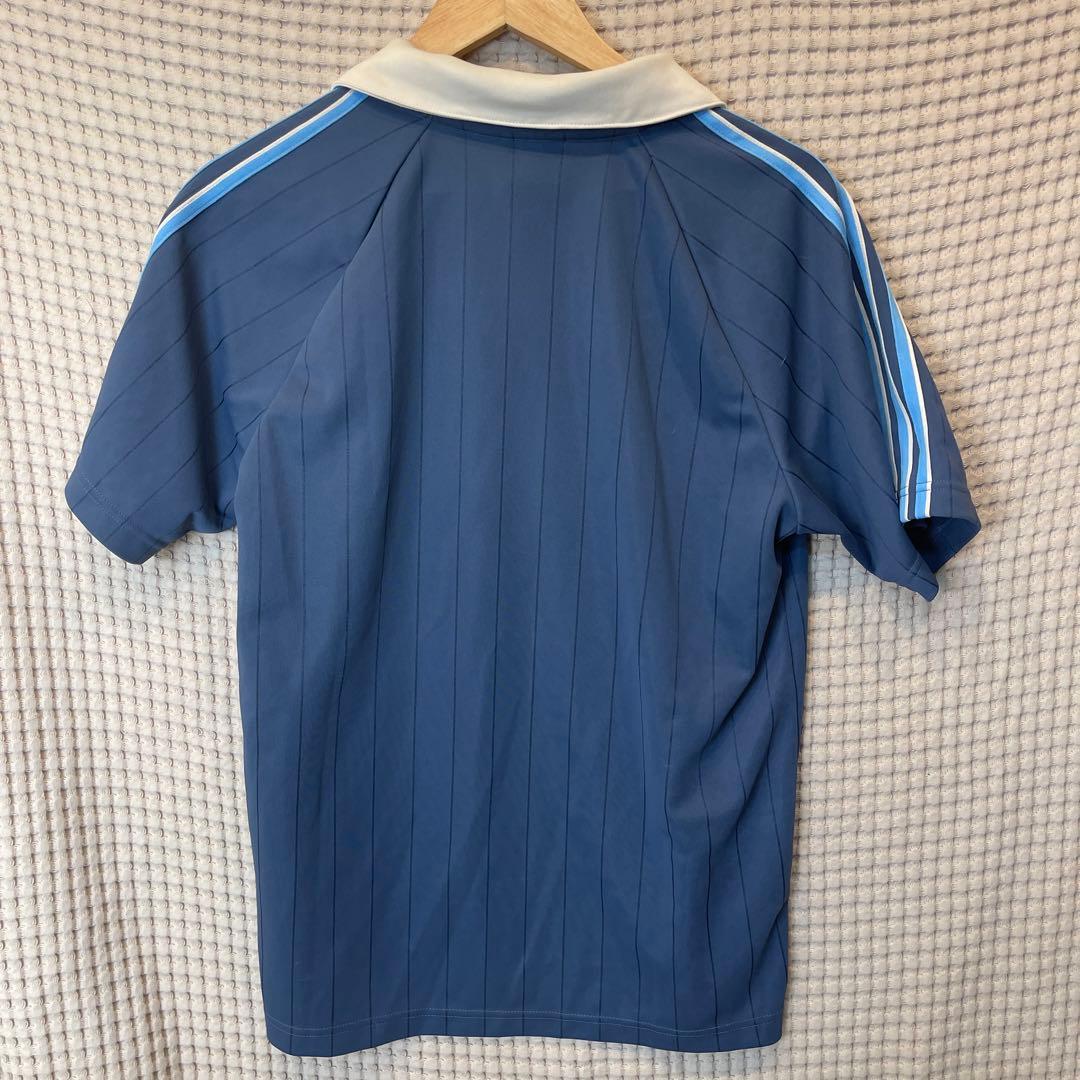 adidas フットボールシャツ　サッカー ネイビー　Lサイズ