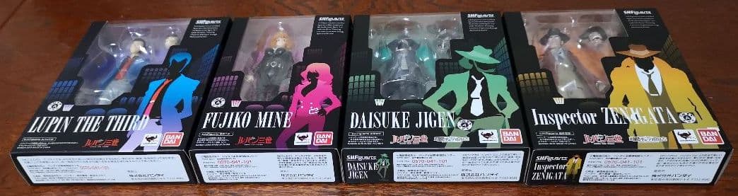 S.H.フィギュアーツ ルパン三世 峰不二子 次元大介 銭形警部『ルパン三世』