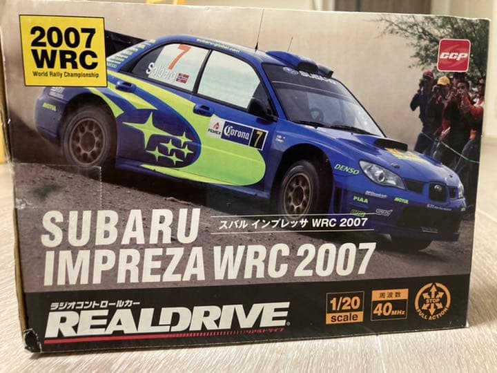 ラジコンカー　リアルドライブ　スバル インプレッサ WRC 2007　ブルー