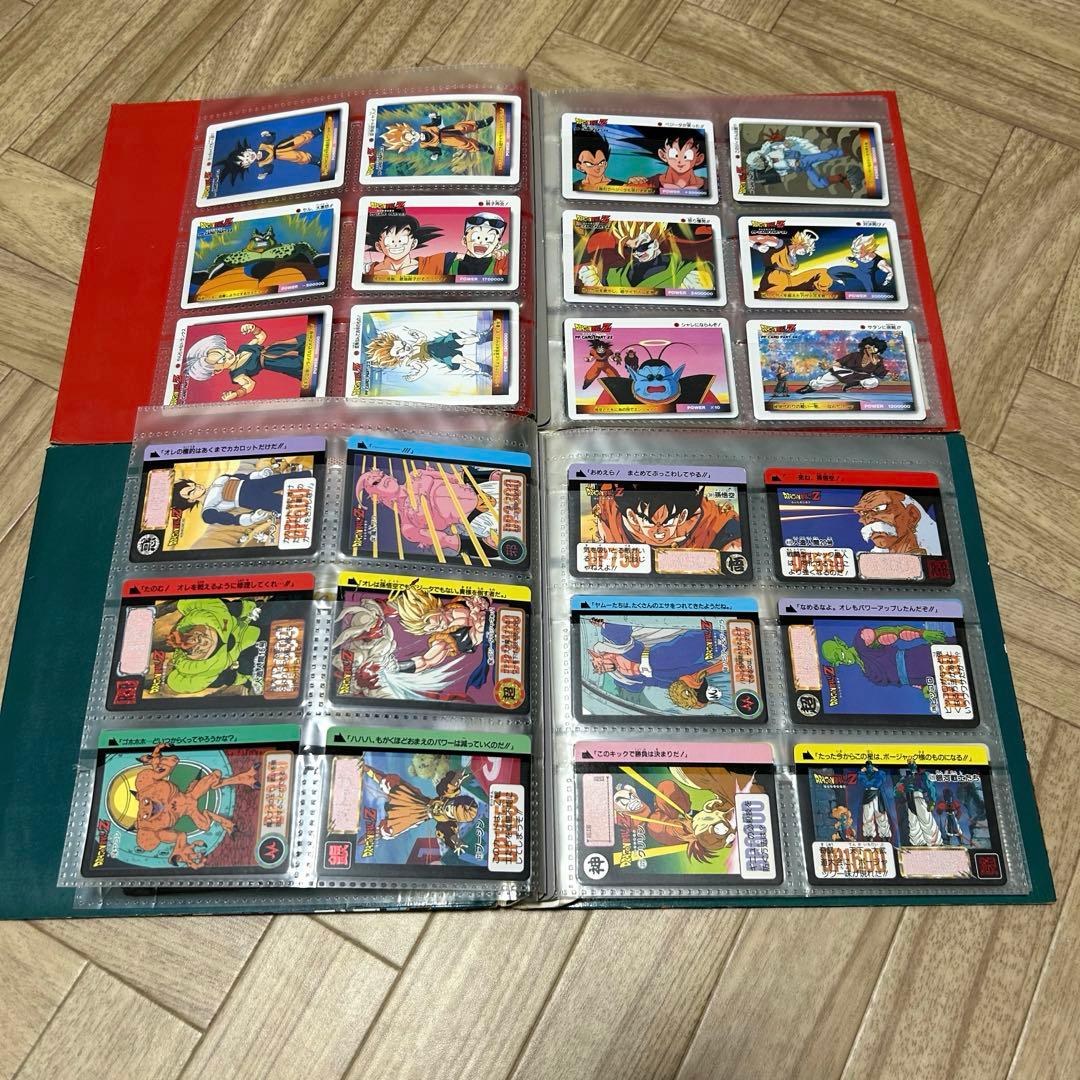 ドラゴンボールZ カードダス　ファイル2個　約100枚セット　ジャンボカードなど