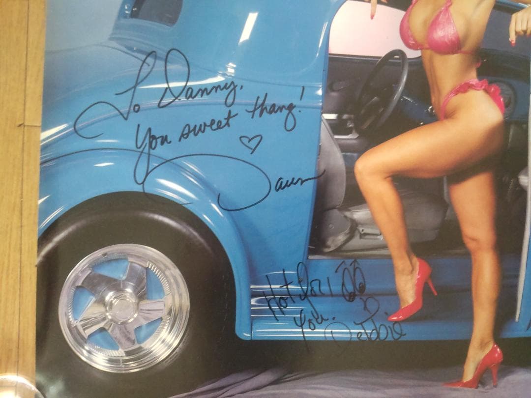 シボレー Chevy Coupe シェビー クーペ 美女 サイン入り ポスター