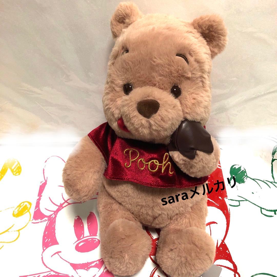 新品タグ付き★プーさん ぬいぐるみ チョコレート GODIVA バレンタイン