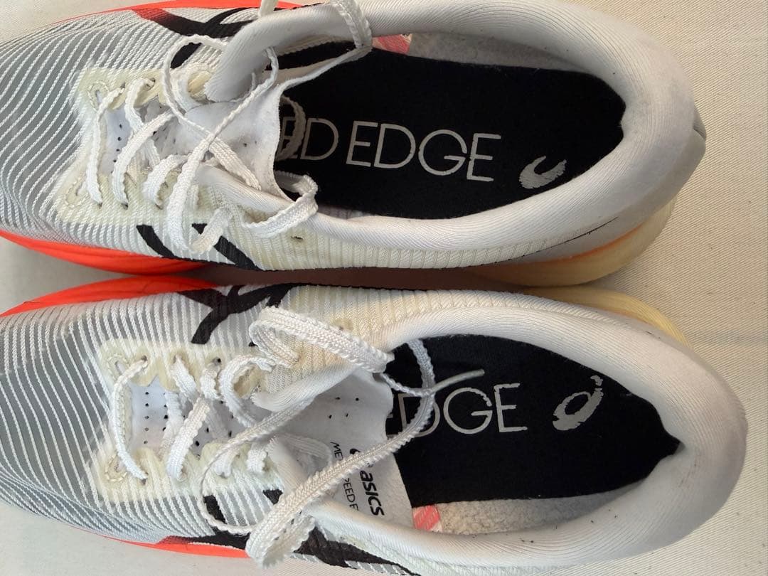 ASICS SPEED EDGE+ 26.0cm ホワイト/オレンジ