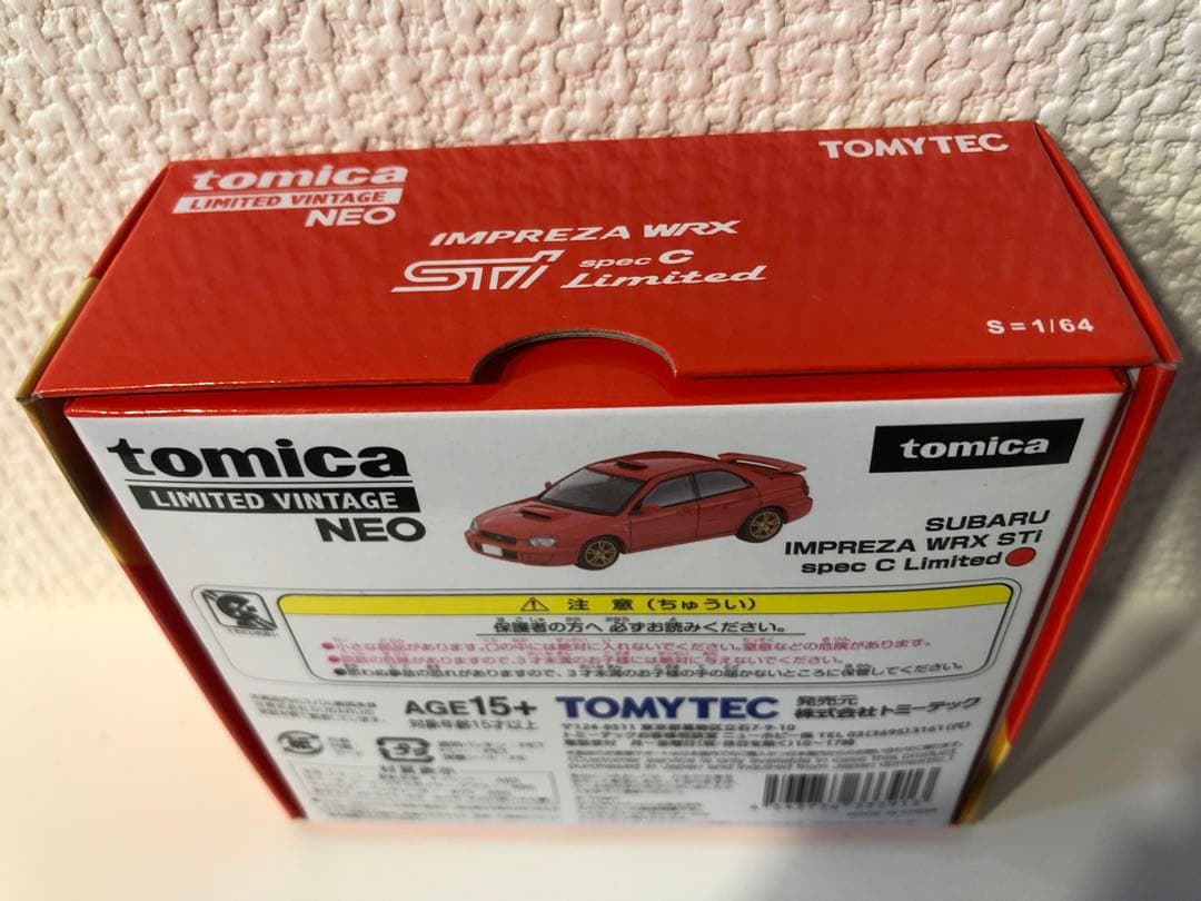 1/64 トミカリミテッドヴィンテージ スバル インプレッサ WRX STI