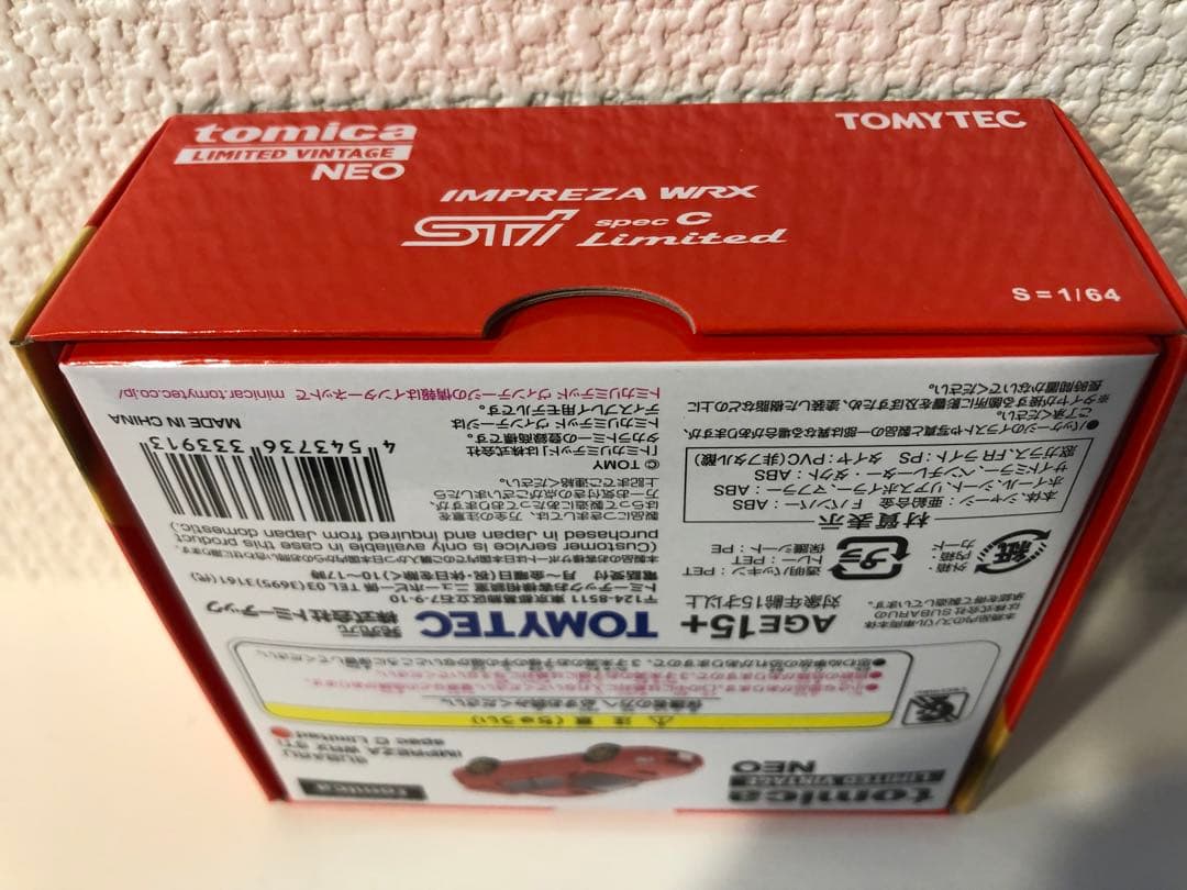 1/64 トミカリミテッドヴィンテージ スバル インプレッサ WRX STI