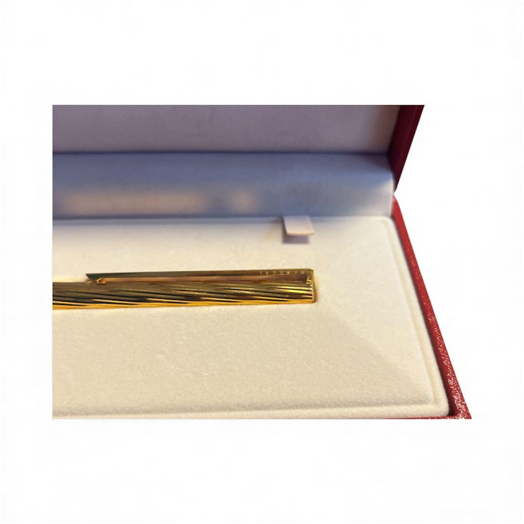 【値下げ】【美品】S.T.DUPONT デュポンゴールドボールペン　ケース付　仏