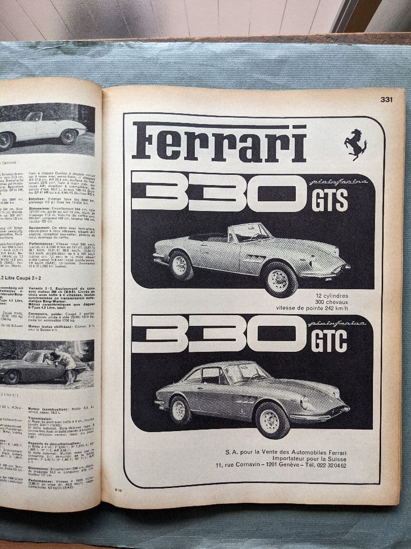 洋書 AutomobIl  Revue  1968