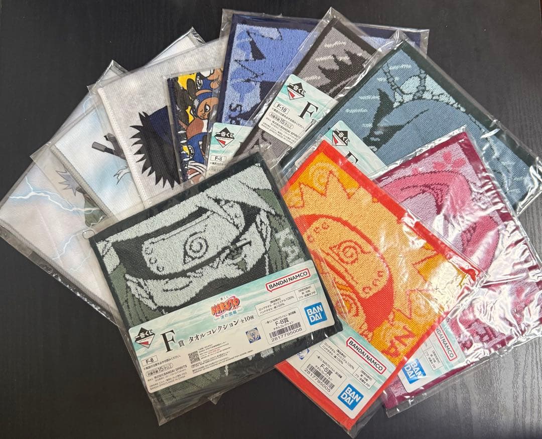 一番くじ NARUTO 波の国編 フィギュア・白のお面・下位賞セット