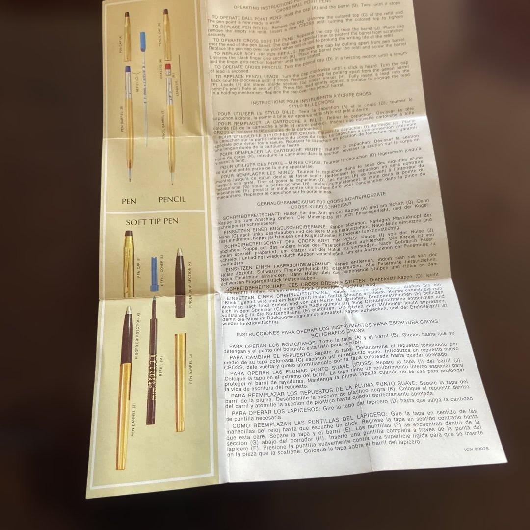 CROOS soft tip pen 14金張り
