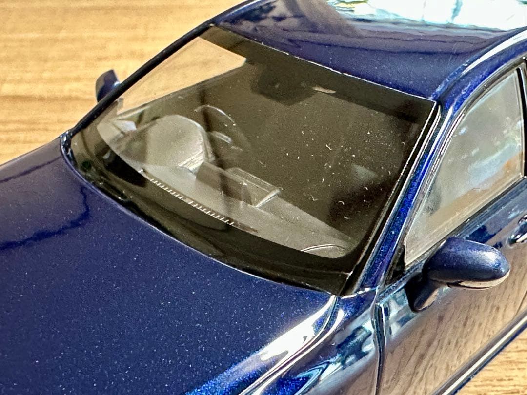 トヨタ クラウンRS 220系 カラーサンプル ミニカー タークブルーマイカ