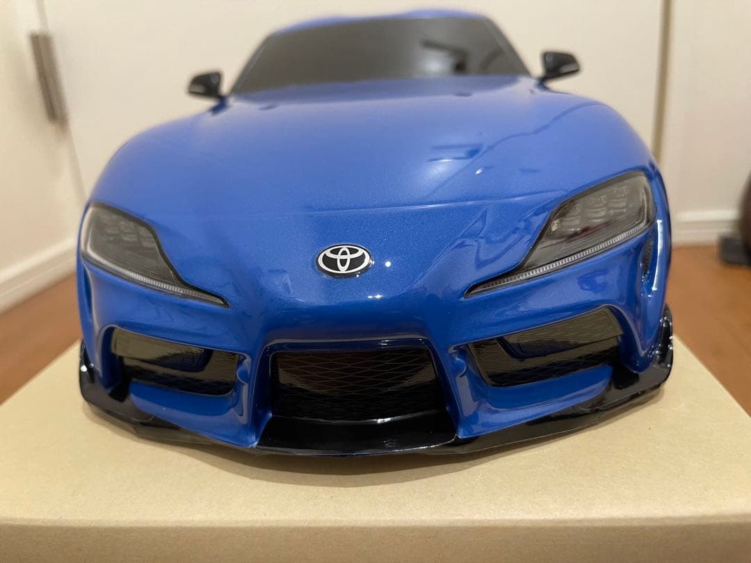 1/10 ラジコンボディ　タミヤ　90ＧＲスープラ　実車カラー　ホライズンブルー