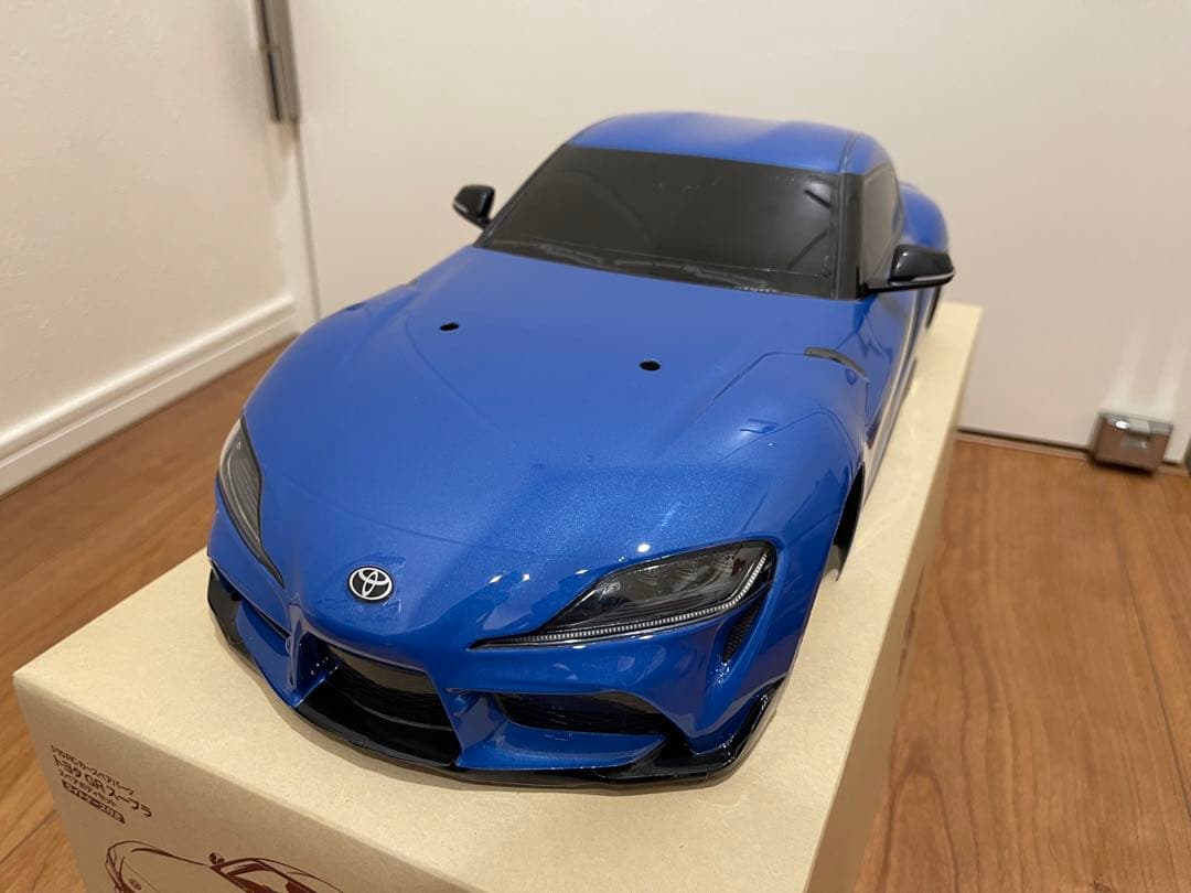 1/10 ラジコンボディ　タミヤ　90ＧＲスープラ　実車カラー　ホライズンブルー