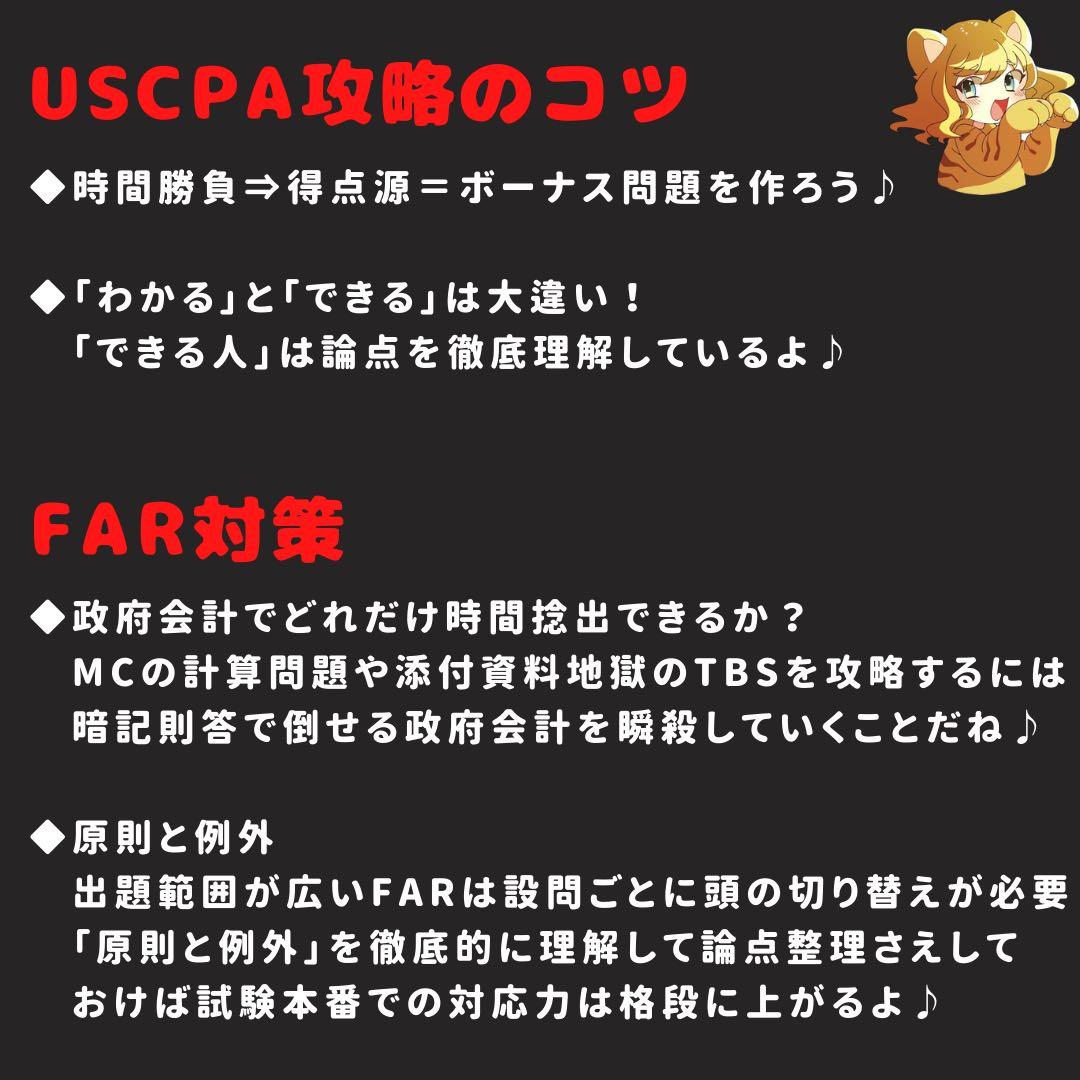 【2024新試験対応】USCPA⭐︎シンFAR論点厳選17ページ【米国公認会計士】