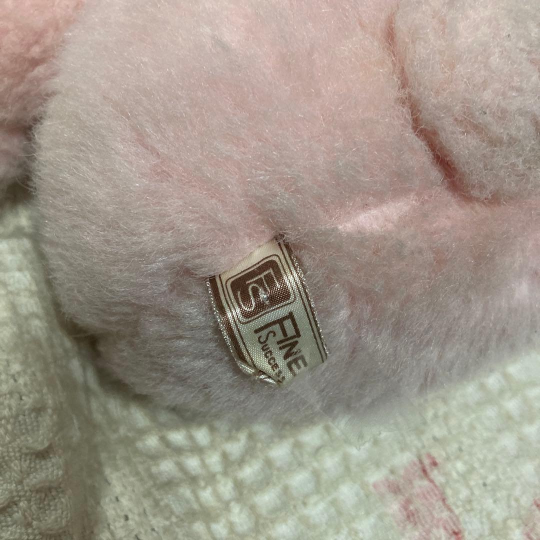 昭和レトロ　ヴィンテージ 吉徳　うさぎ　クリーミー　ぬいぐるみ　中古品　難あり