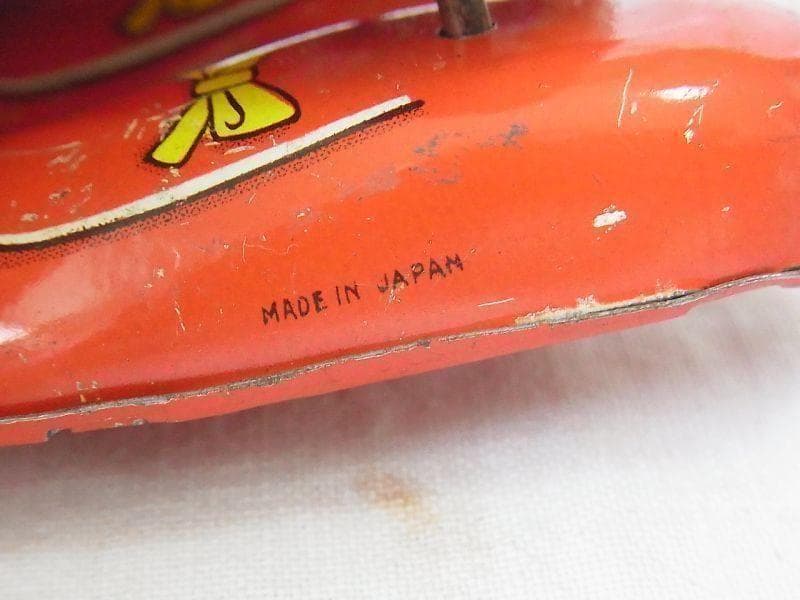 【美品】フラフープガール 1950年代 箱付き ゼンマイ ブリキ (検)ソフビ