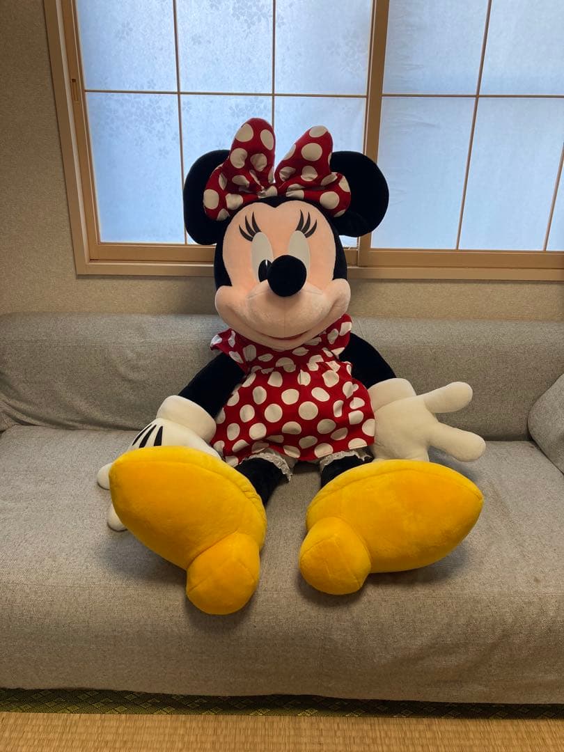 ディズニーランド　超特大ミニーマウス ぬいぐるみ　本日超特価