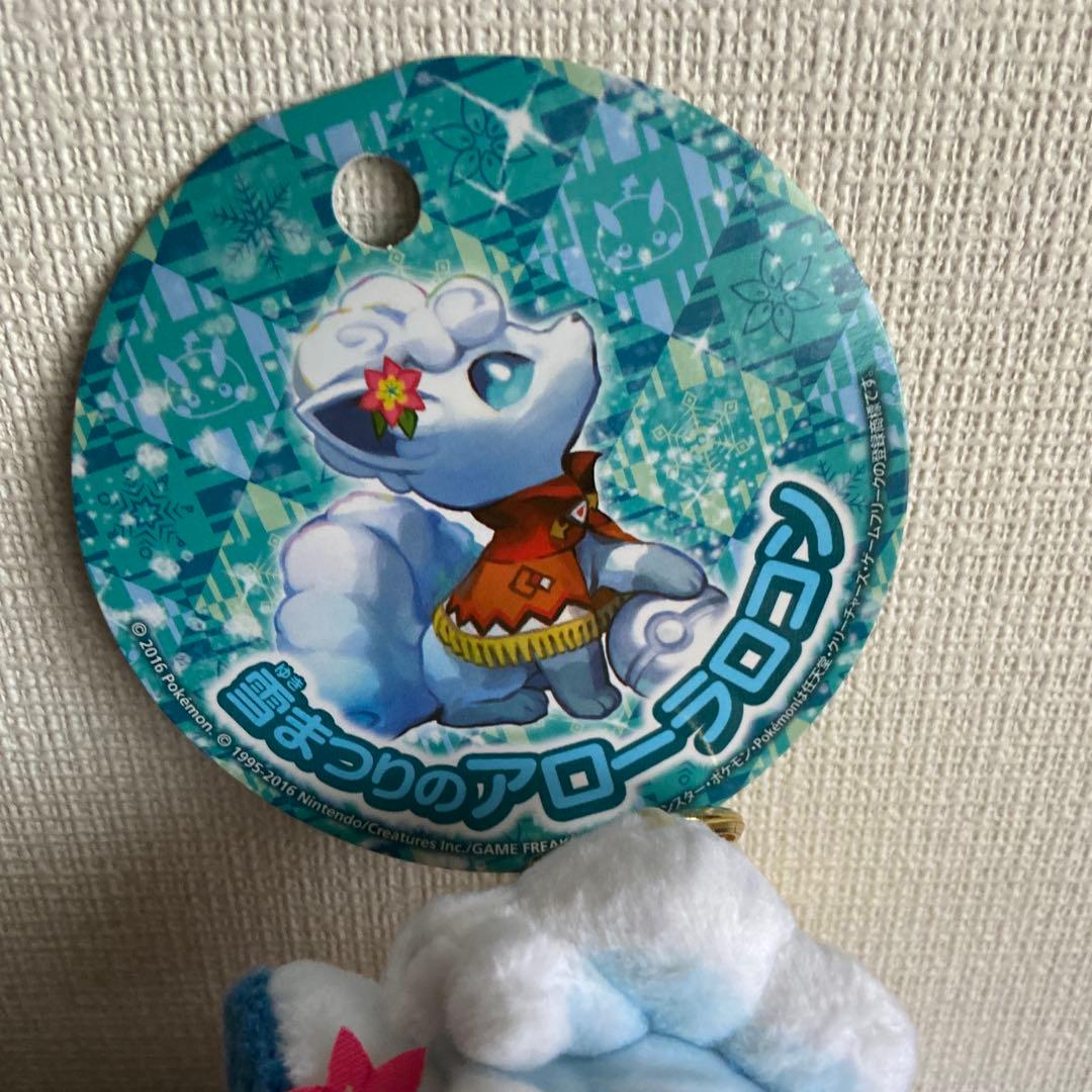 ポケモンセンターサッポロ限定　雪まつりのぬいぐるみマスコット　タグ付き
