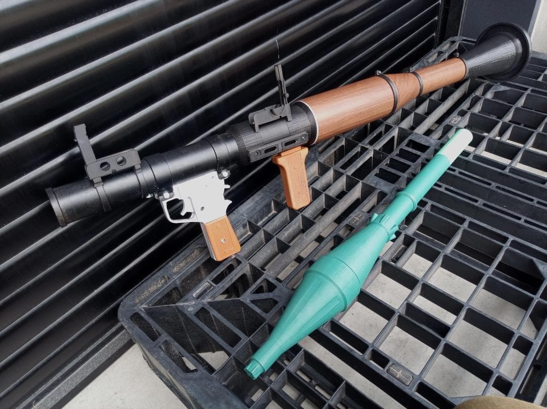 フルスクラッチ RPG-7 ロケットランチャー 3Dプリンター 成形 O
