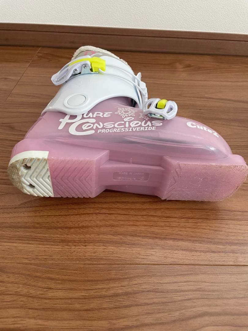STREULE 子供用スキー3点セット 中古 板120cm ブーツ21cm