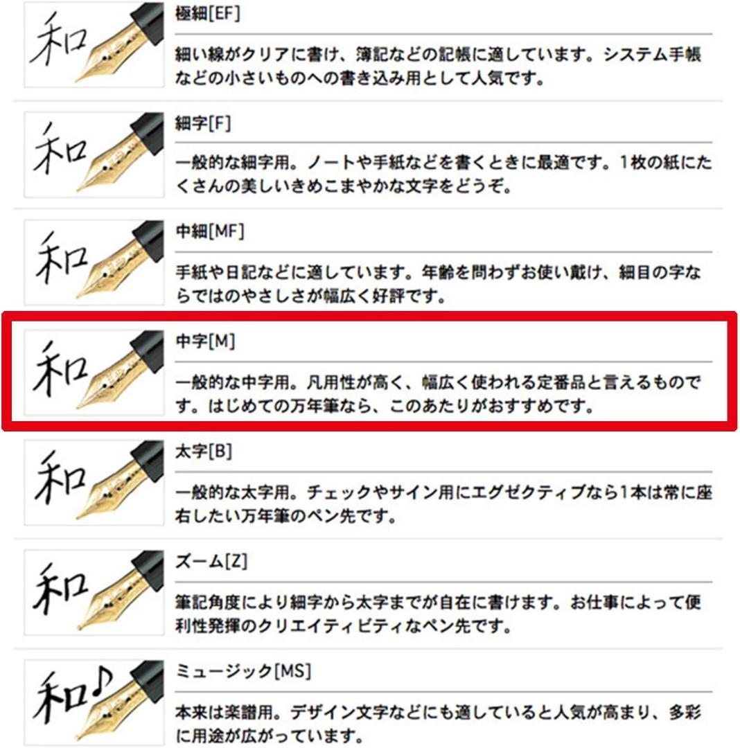 セーラー万年筆 プロフィット21万年筆 中字 ブラック