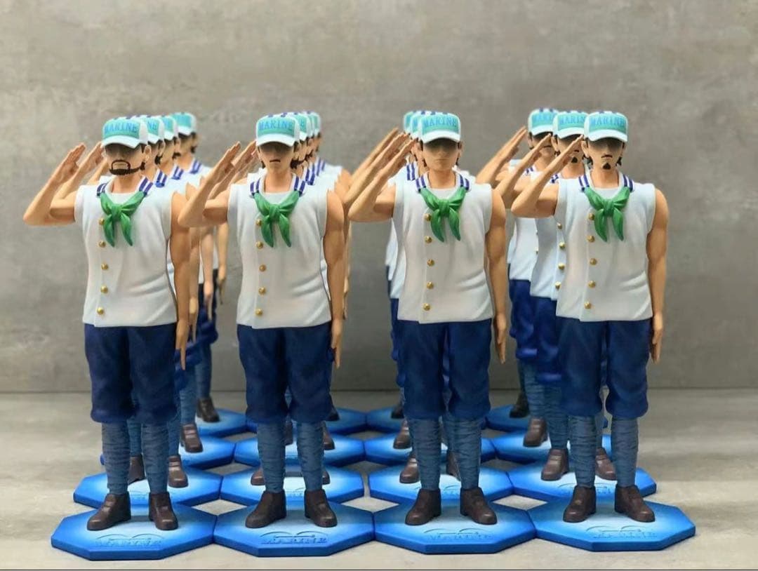 ONE PIECE  海軍の兵士 4点 ガレージキット ガレキ スタチュー①