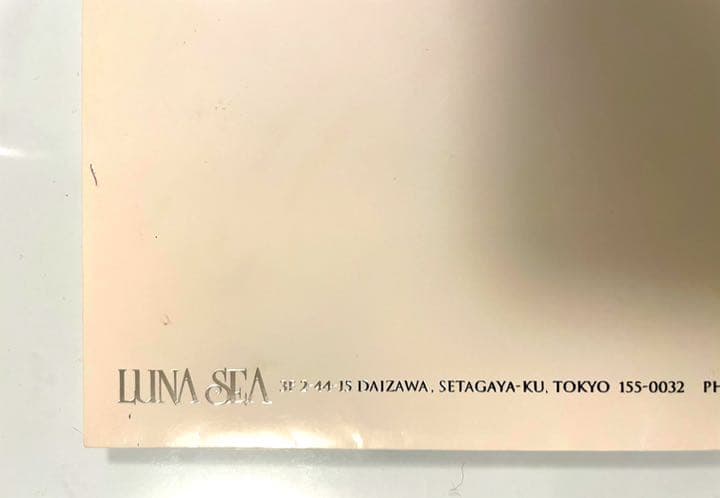 貴重限定■ LUNA SEA_再結成ライブ招待券&型押し封筒~東京ドーム~中古