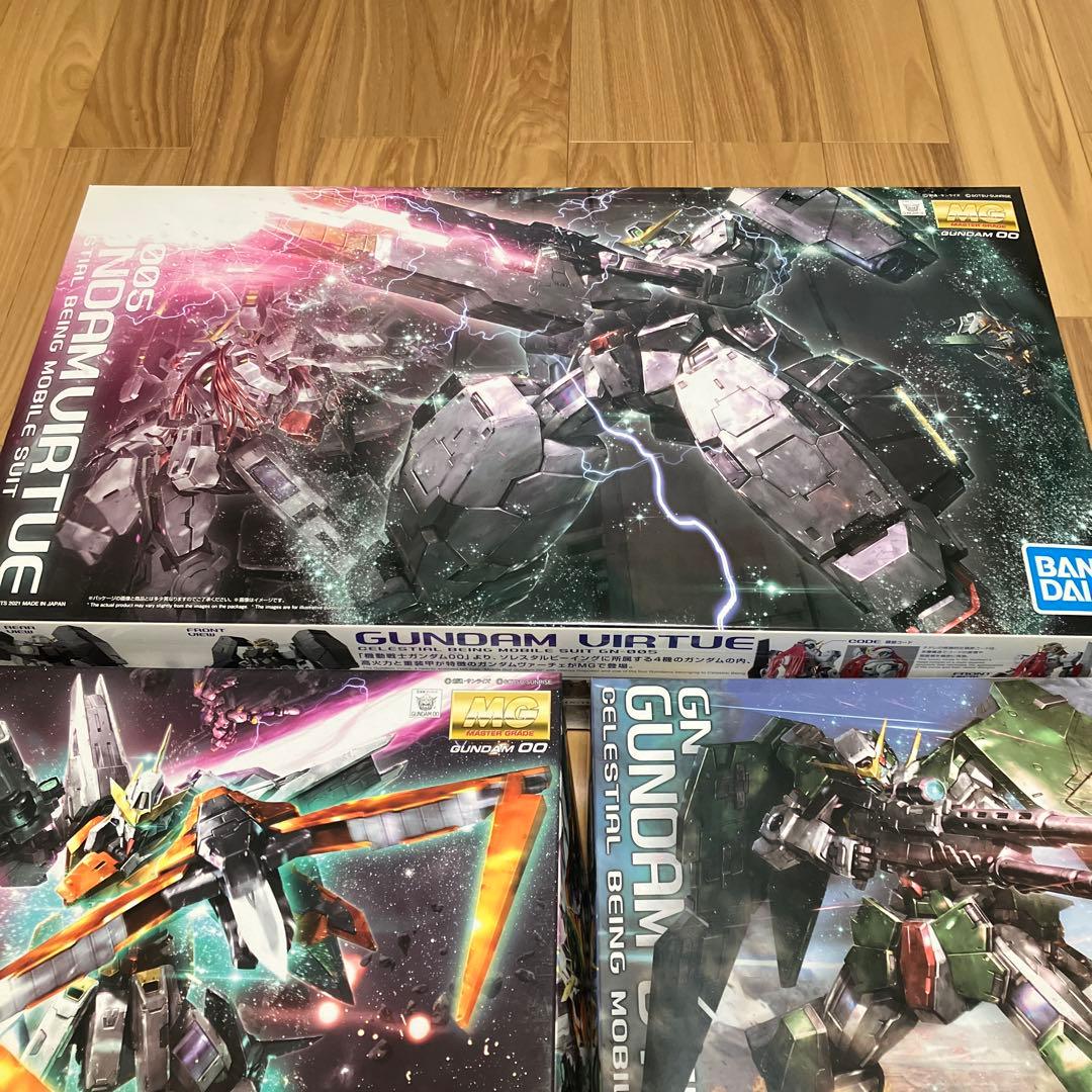 MGガンダムデュナメス ガンダムキュリオス ガンダムヴァーチェ セット バンダイ