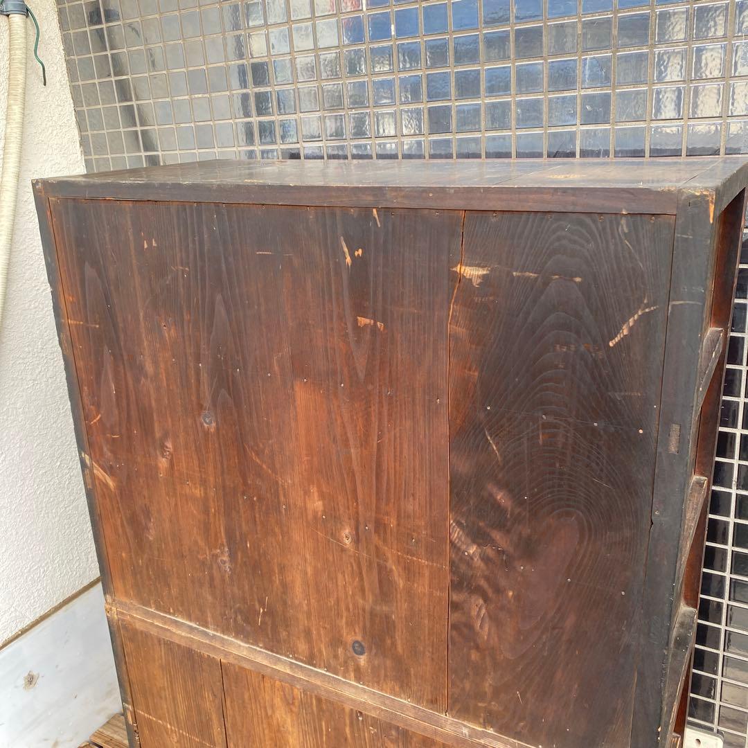 時代物 水屋箪笥 骨董品 和家具 アンティーク家具 店舗什器 古民家