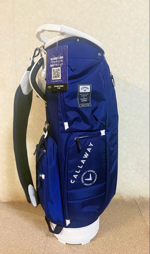 CALLAWAY ネイビー キャディバッグ★現行モデル