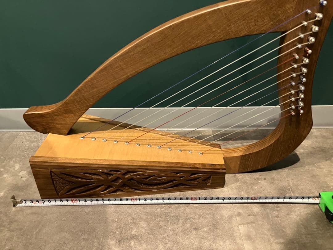【ベビーハープ　12弦】アンティーク
