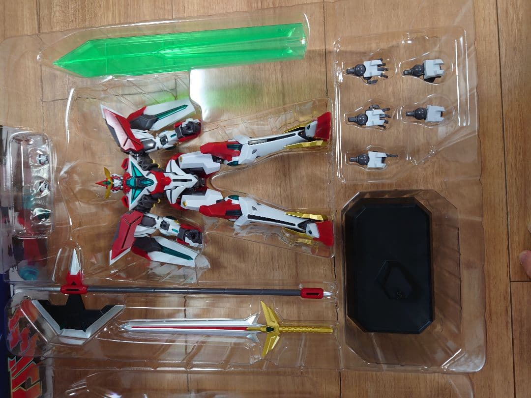 【開封品】THE合体 ブレイバーン、バーンドラゴン、ディスプレイ、ボイスセット