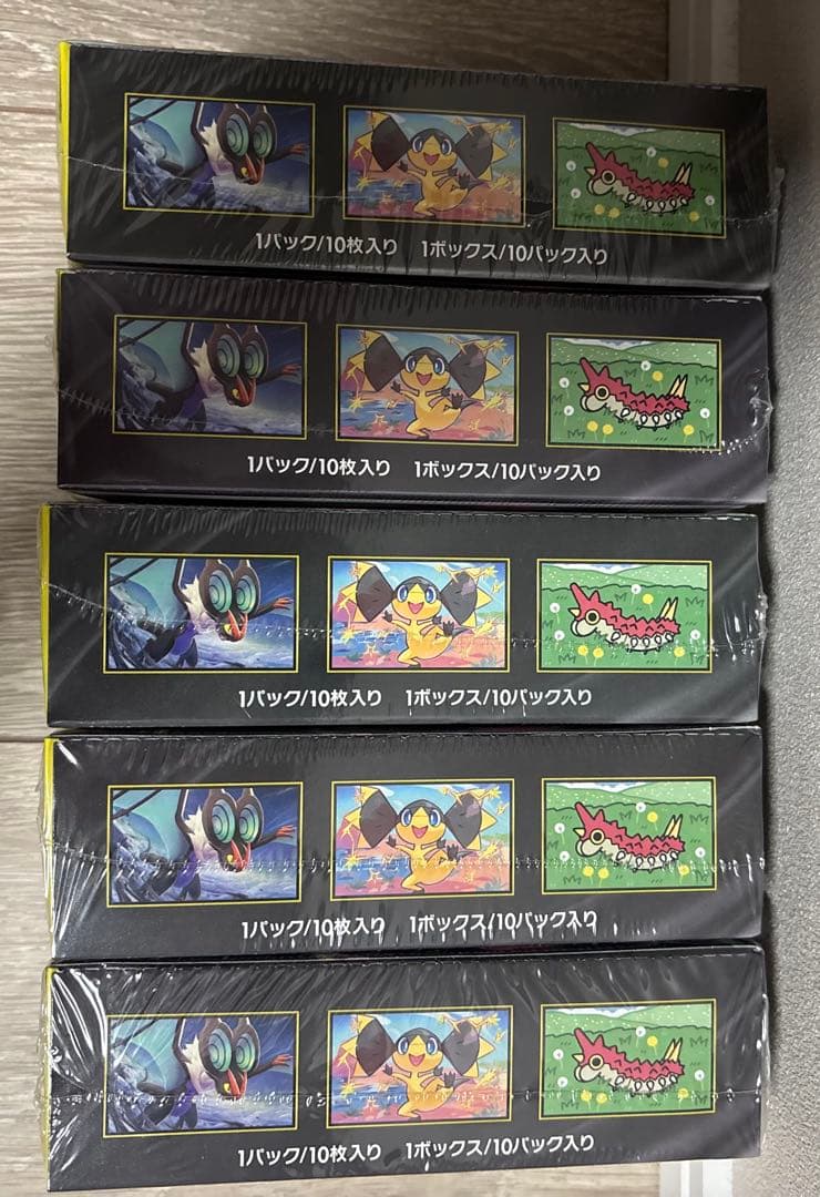 即決禁止　ポケカ メガドリームex シュリンク付き　5箱　新品未開封品