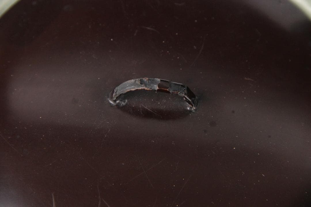 唐物　明～清　七官青磁　青瓷　耳付水指　茶道 　龍泉窯　FJ21-4