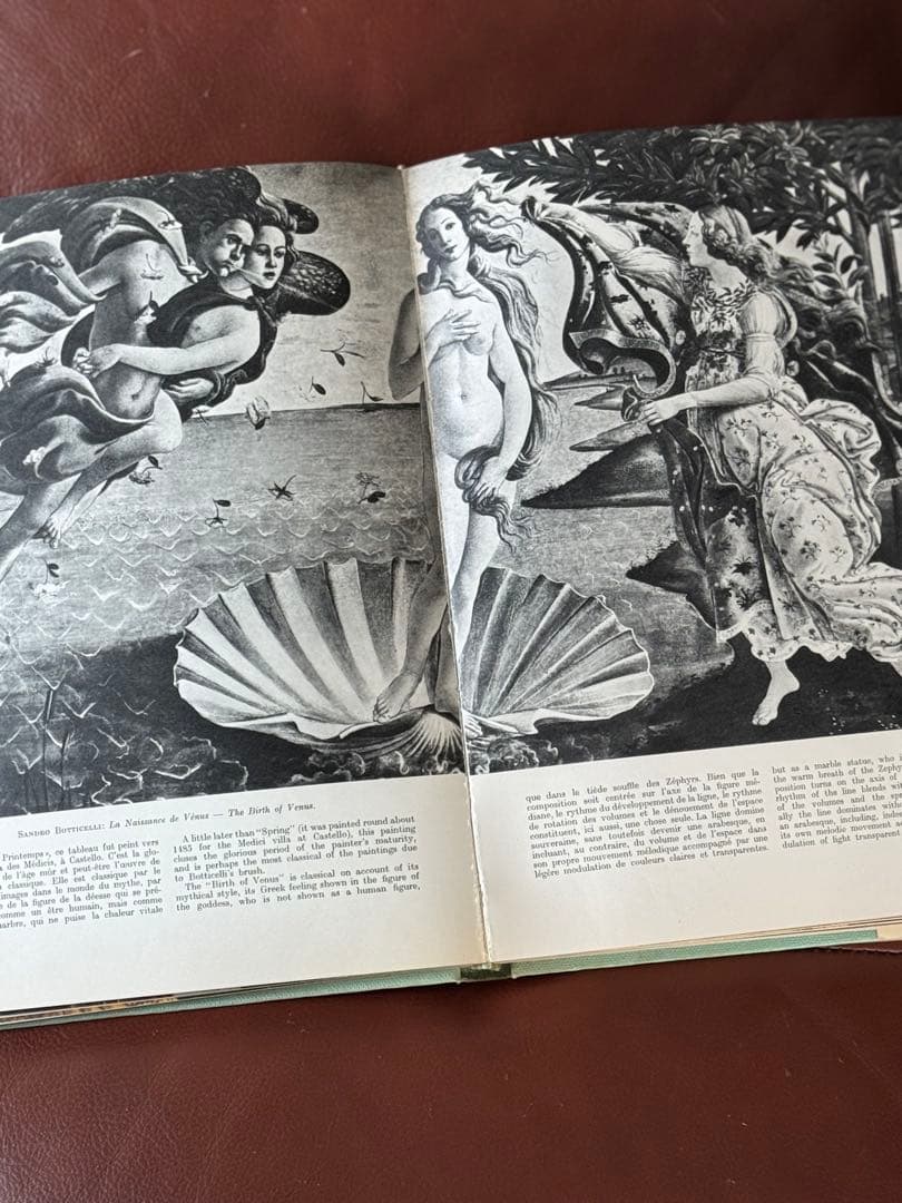 アンティーク洋書　ウフィッツィ美術館The Uffizi Gallery