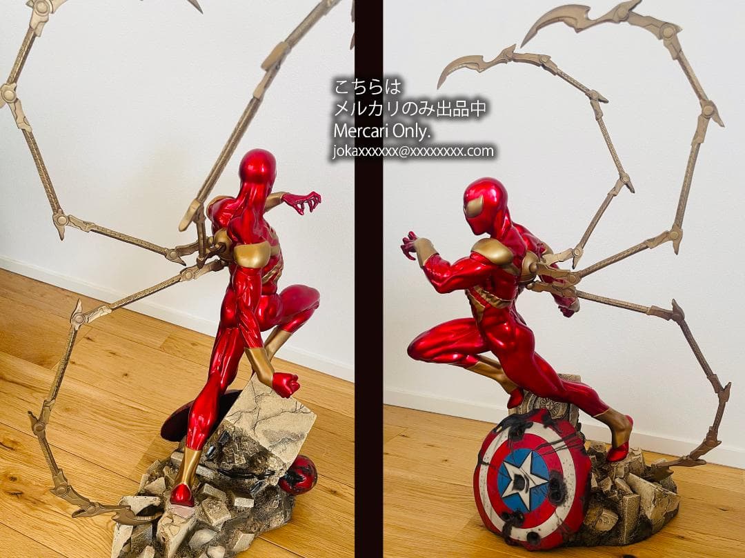 サイドショウ　アイアン・スパイダー　コミケット スタチュー