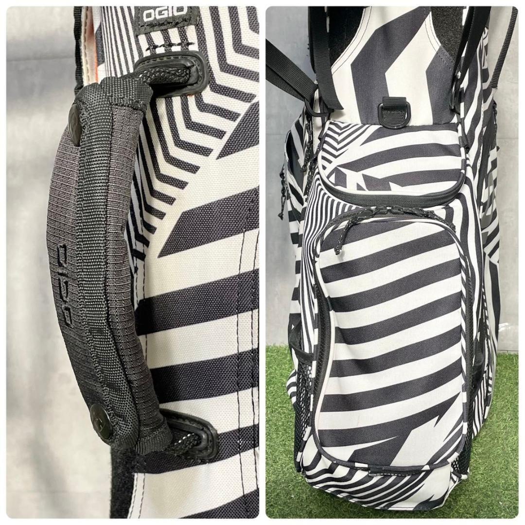 オジオ OGIO キャディバッグ ゼブラ柄 軽量 スタンド式 スプラッシュ柄