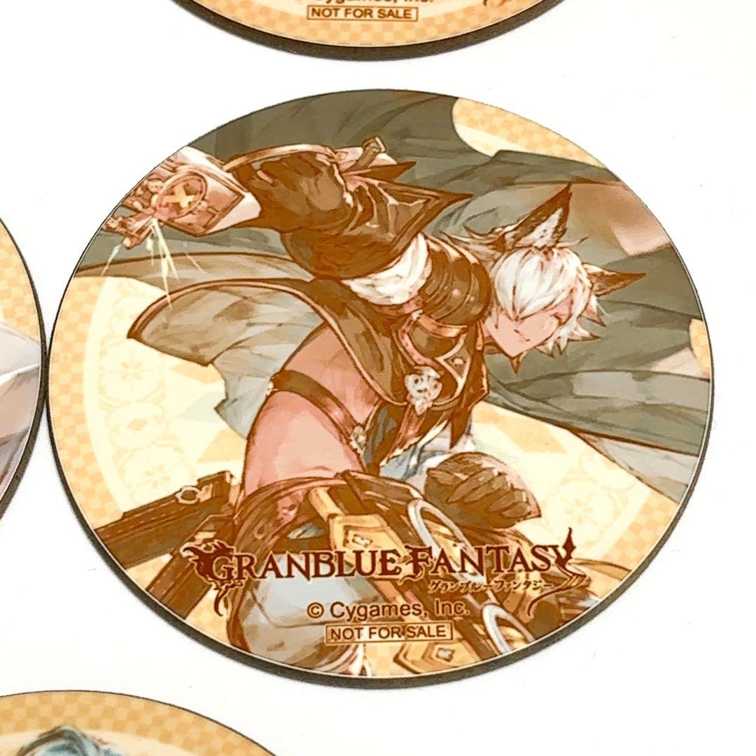 【美品】『グランブルーファンタジー』ハードボードコースター 8種